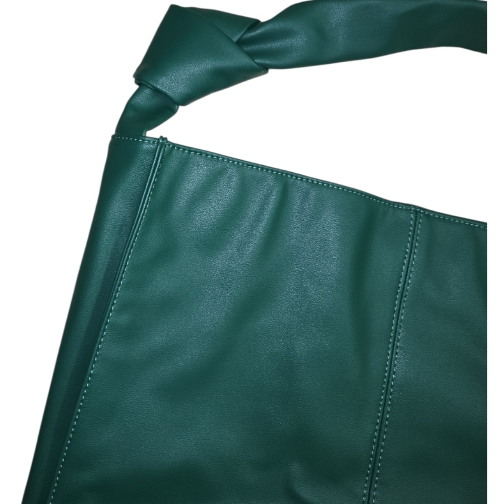 Anthropologie Urban Originals North South Knotted Tote In Green Magnetic Closure - Picture 4 of 12